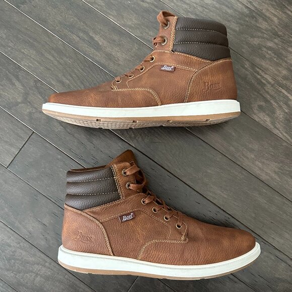 G.H.Bass Tan Brown Leather Chukka Boots 713629BRTN Men's 10 - Picture 6 of 14